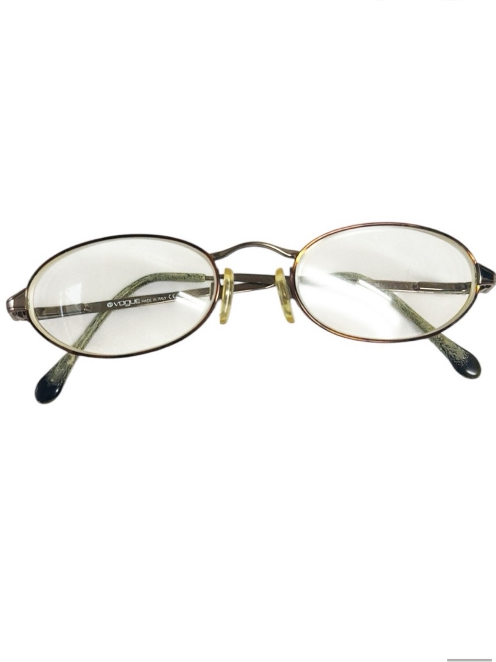 VOGUE Vintage Glasses Gold/Bronze Frames Prescription